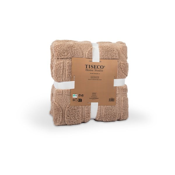 Rjava odeja iz mikropliša 150x200 cm Rena – Tiseco Home Studio-image-2