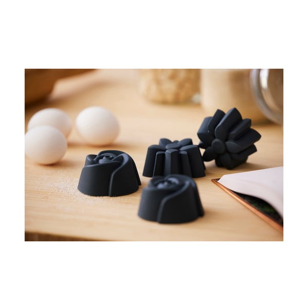 Silikonski modeli v kompletu 6 ks za mafine ø 7 cm Rose – Blomsterbergs-image-4