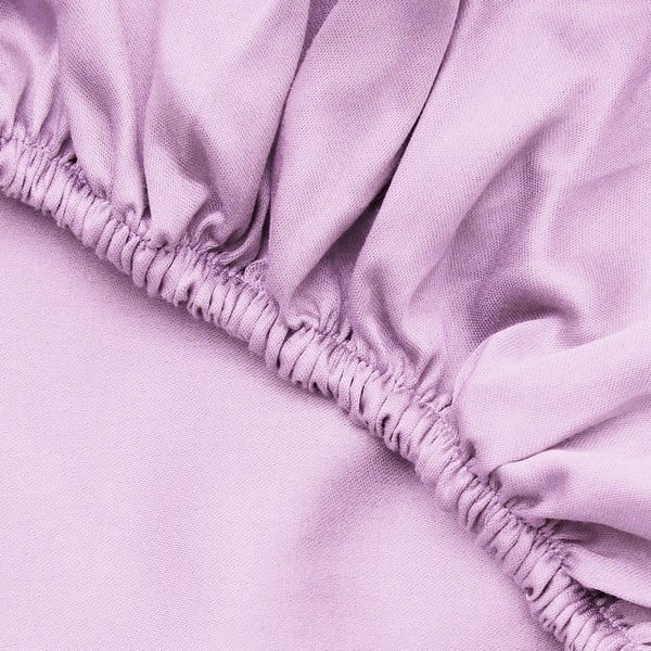 Rožnata napenjalna bombažna rjuha 140x200 cm – Mijolnir-image-2