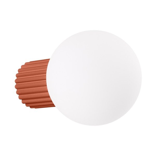 Oranžna stenska svetilka ø 12 cm Orbital – Sollux