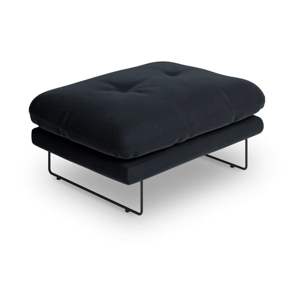 Temno moder žameten puf Windsor & Co Sofas Gravity-image-2