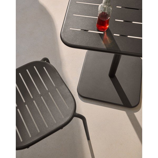 Jeklena vrtna miza 70x70 cm Brai – Kave Home-image-3