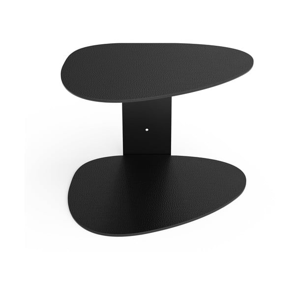 Črna jeklena polica 29 cm Curve Bull – LIND DNA