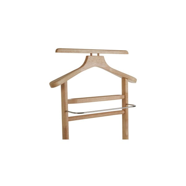 Stojalo za obleko iz masivnega kavčukovca v naravni barvi – Premier Housewares-image-3