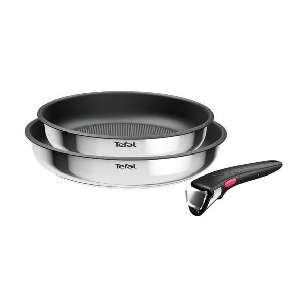 Ponve v kompletu 2 ks z neprijemljivo površino iz nerjavečega jekla ø 26 cm INGENIO Cook Eat L8813S75 – Tefal