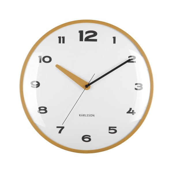 Stenska ura ø 40 cm Brisk Dome – Karlsson
