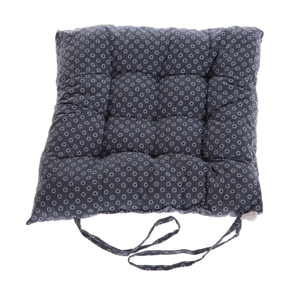 Modra tekstilna sedežna blazina 40x40 cm - Dakls