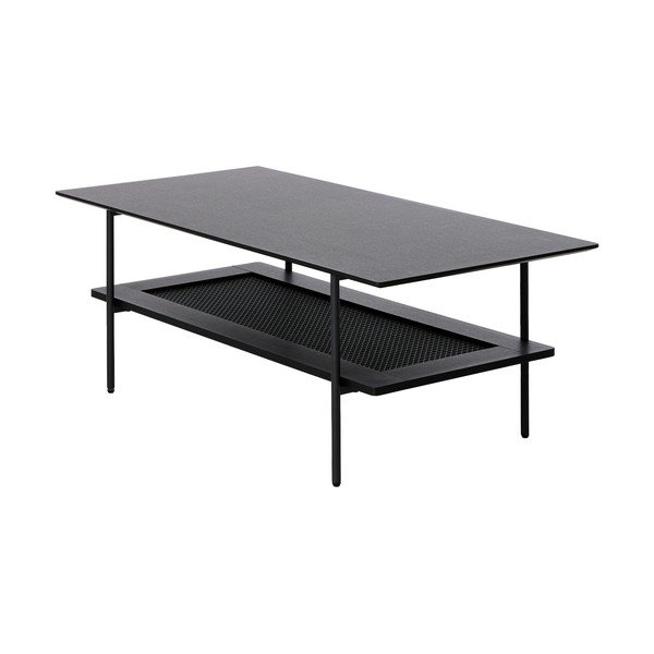 Črna klubska mizica 55x110 cm Pensacola – Unique Furniture