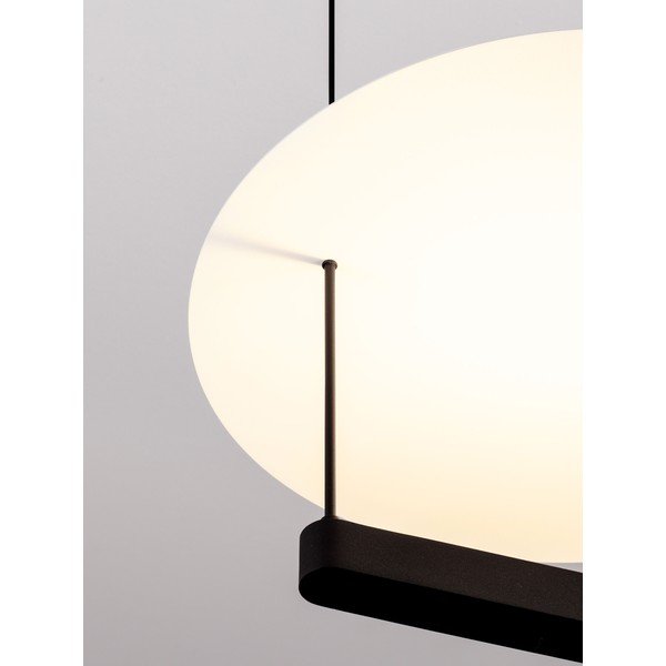 Bela/mat črna aluminijasta LED zatemnitvena viseča svetilka ø 40 cm Diona – Nova Luce-image-2
