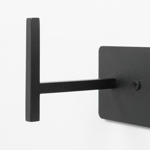 Črn kovinski stenski obešalnik 64 cm Chapman – Spinder Design-image-4