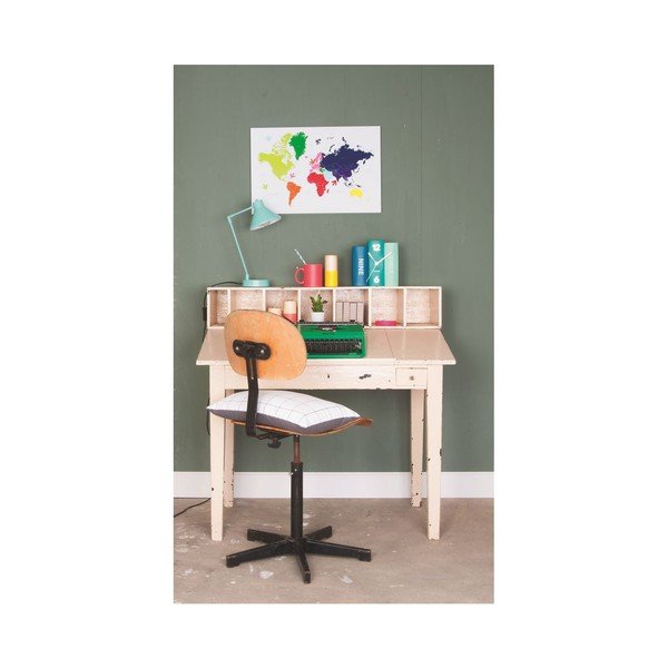 Svetovni zemljevid Wallboard s 6 magneti-image-1
