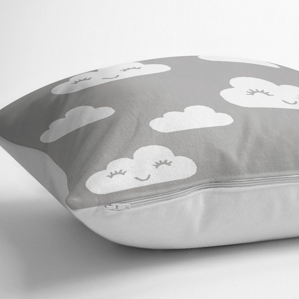 Otroška prevleka za blazino 45x45 cm Happy Sky – Minimalist Cushion Covers-image-2