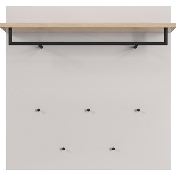 Sivo-bež/v svetli naravni barvi set za hodnik 96x95x30 cm Cormano – Germania-image-3
