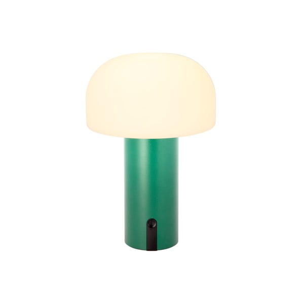 Bela/zelena LED namizna svetilka (višina 22,5 cm) Styles – Villa Collection