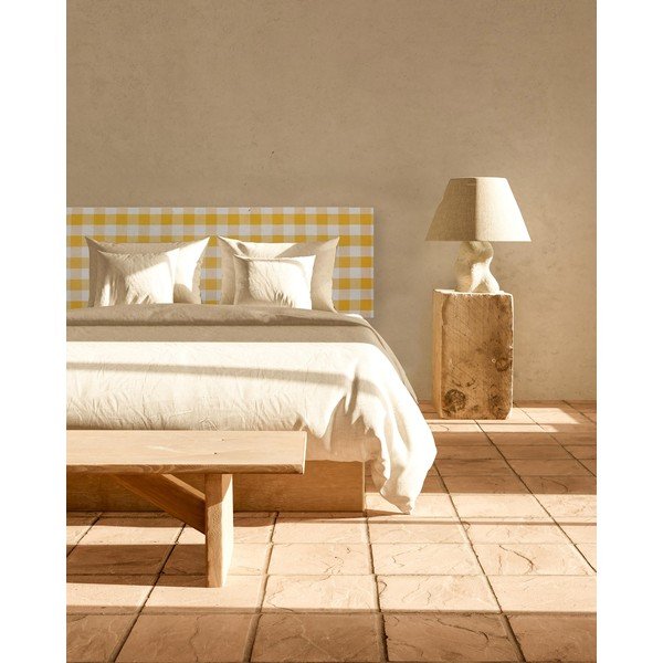 Rumeno oblazinjeno vzglavje 165x52 cm Billie – Really Nice Things-image-1