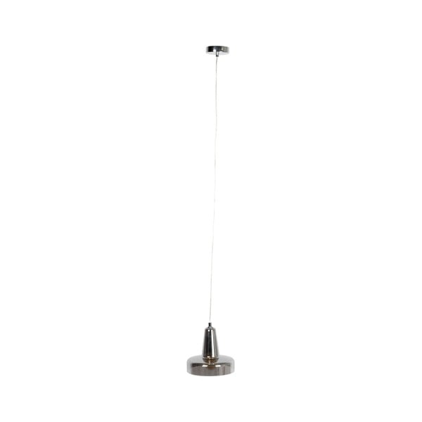 Siva viseča svetilka s steklenim senčnikom ø 20 cm Anshin - White Label