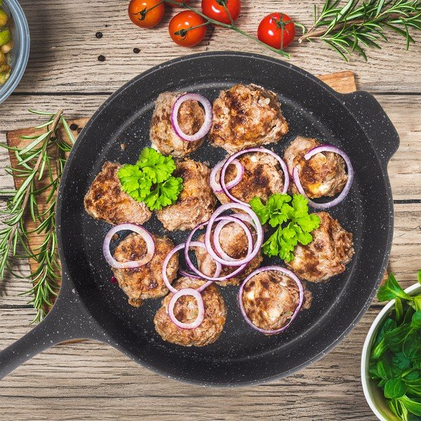 Ponev z neprijemljivo površino ø 28 cm Grande – Orion-image-1