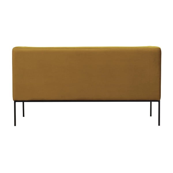 Rumena žametna zofa Windsor & Co Sofas Neptune, 145 cm-image-4