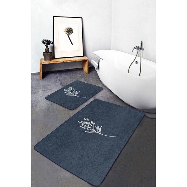 Modre kopalniške preproge v kompletu 2 ks 60x100 cm – Mila Home-image-2