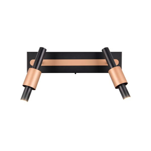 Črno-bronasto LED točkovno svetilo 20,5x42 cm Ikaris – Trio Select-image-3