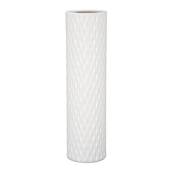 Bela keramična vaza Mauro Ferretti Inch, višina 61 cm