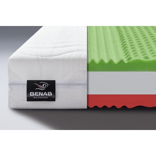 Trda/srednje trda obojestranska vzmetnica iz pene 140x200 cm Pure Support – BENAB-image-1