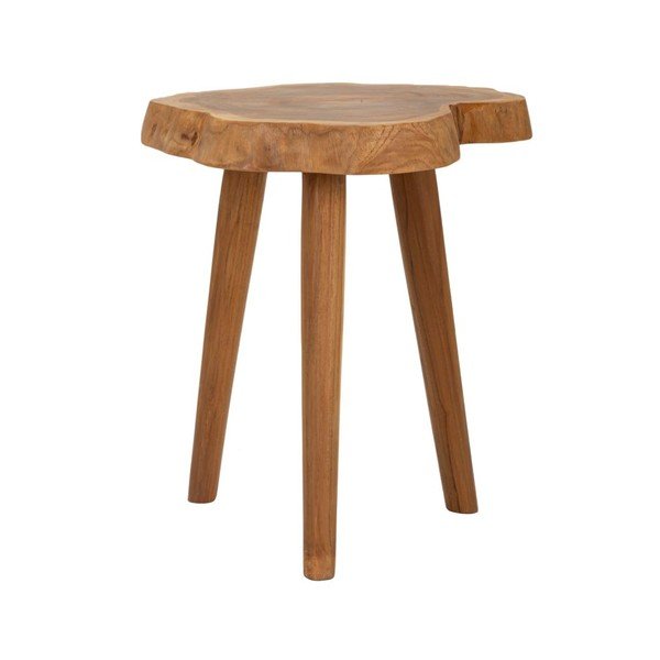 Stolček iz masivnega tika v naravni barvi Budut – Mauro Ferretti-image-2