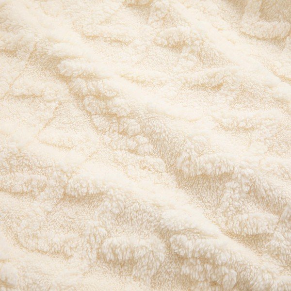 Kremno bela odeja iz sherpa flisa 220x240 cm Edgar – douceur d'intérieur-image-2