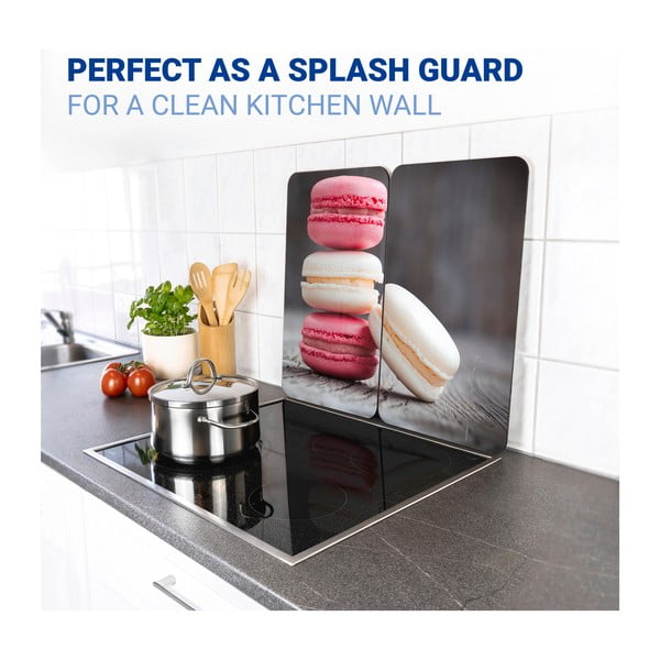 Garnitura 2 steklenih pokrovov za kuhalno ploščo Wenko Macarons, 52 x 30 cm-image-4