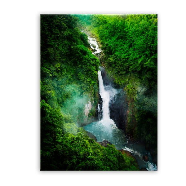 Slika Styler Glasspik Views Waterfall, 70 x 100 cm