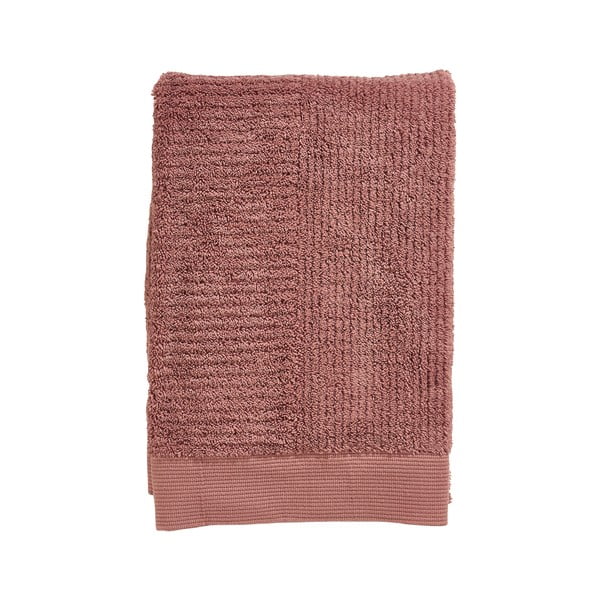 Rdeča frotirna bombažna brisača 70x140 cm Classic – Zone