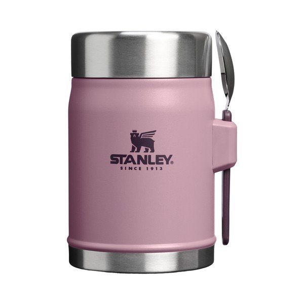 Vijolična termovka za hrano iz nerjavečega jekla 400 ml Legendary Food Jar + Spork Purple Smoke – Stanley