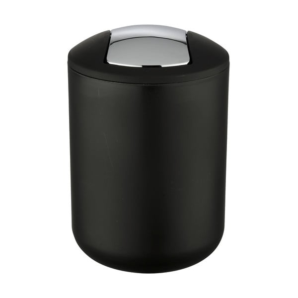 Črn plastičen komplet pripomočkov za kopalnico Brasil – Wenko-image-2