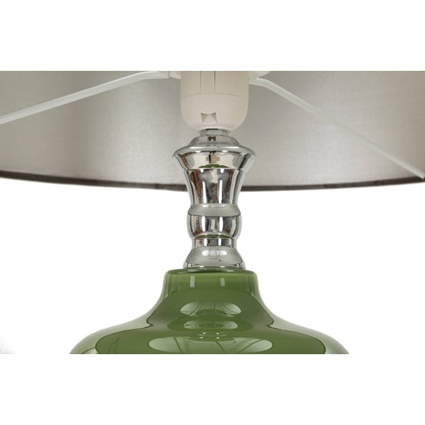 Zelena/siva stoječa svetilka s tekstilnim senčilom (višina 160 cm) Eva – Mauro Ferretti-image-3