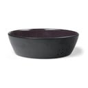 Črna/vijolična skledica iz kamenine Gastro Black/Purple – Bitz