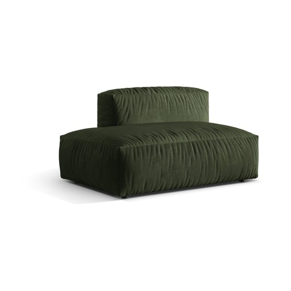 Zelen žameten modul za sedežno garnituro (levi kot) Martina – Micadoni -image-1