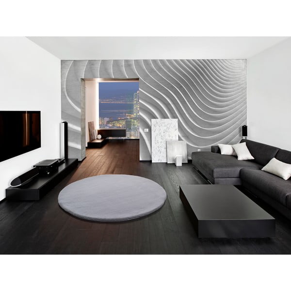 Siva preproga Universal Fox Liso, Ø 120 cm-image-1