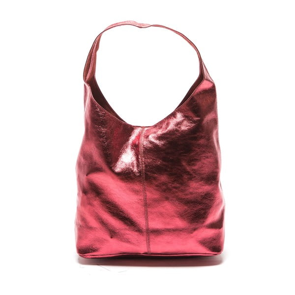 Rdeča usnjena torbica Sofia Cardoni Lucia