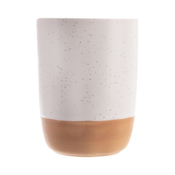 Kremno bele keramične skodelice v kompletu za latte 6 ks 340 ml Statek – Orion-image-1