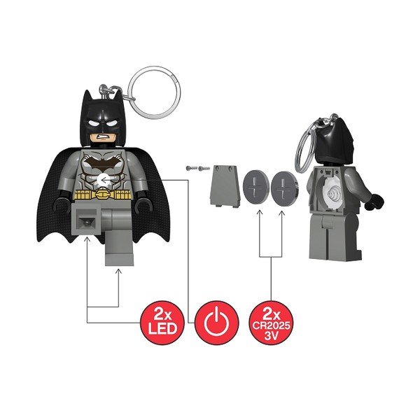 Obesek za ključe z lučko Batman – LEGO®-image-3