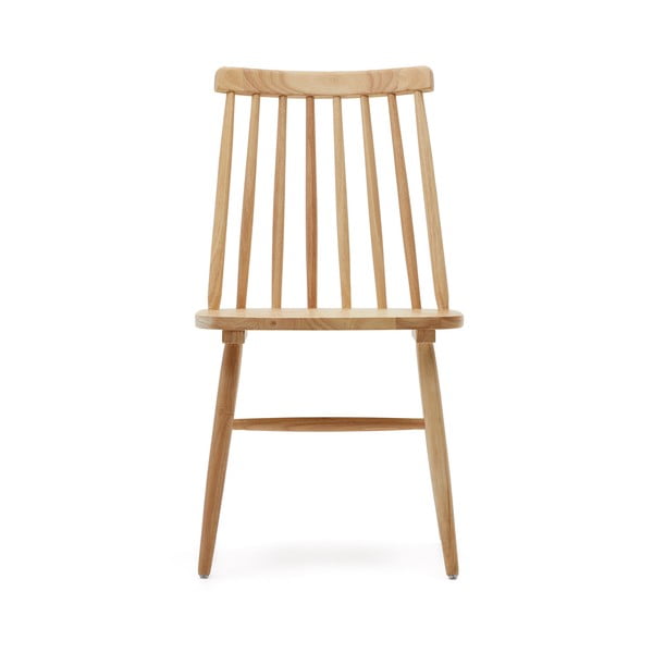 Jedilni stoli v kompletu 2 ks iz masivnega kavčukovca v naravni barvi – Kave Home-image-2