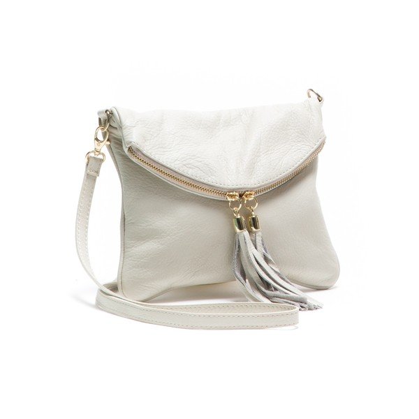 Usnjena torbica Anna Luchini 202 Beige-image-1