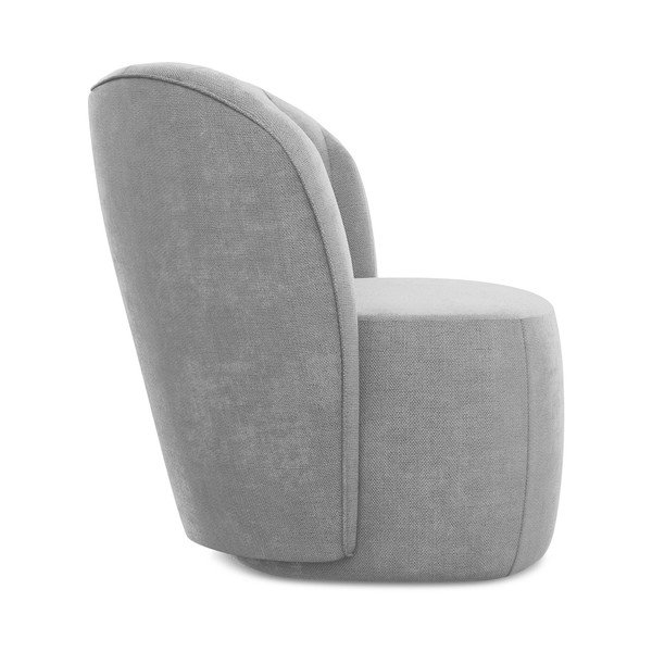 Siv fotelj iz šenilje Keloa – Makamii-image-2