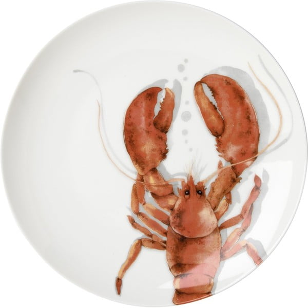 Rdeč porcelanski krožnik ø 25,5 cm Lobster - IHR