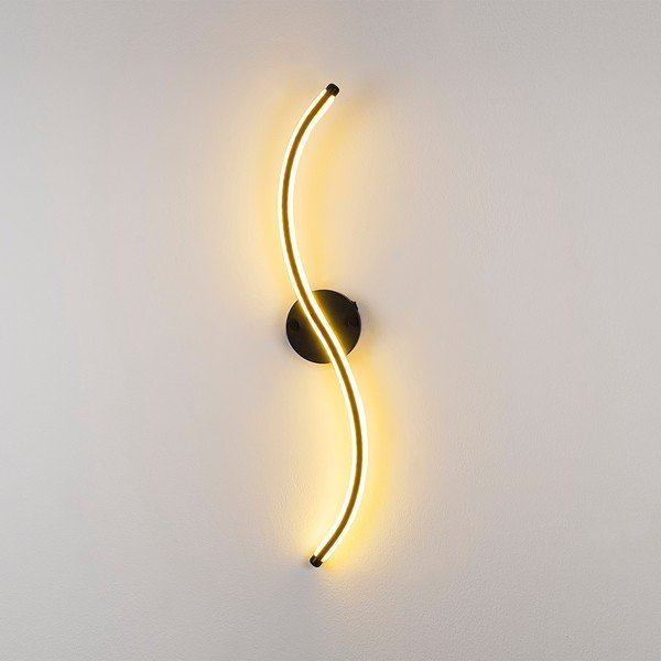 Črna LED stenska svetilka Yilan – Opviq lights-image-2