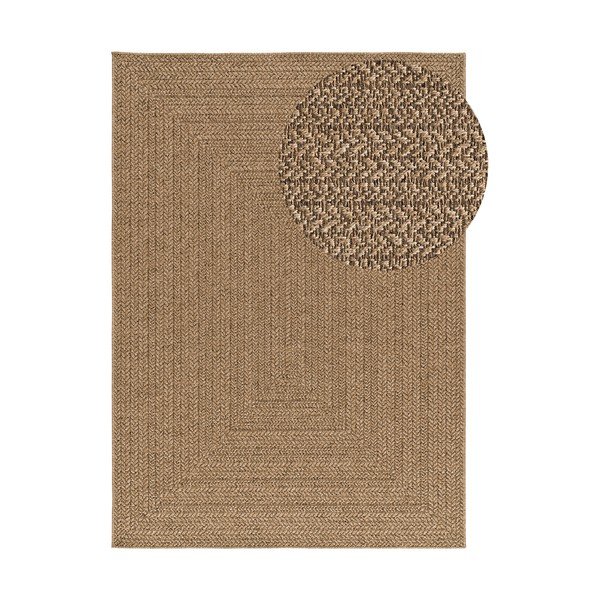 Notranja in zunanja preproga v naravni barvi 200x290 cm Acra – Universal