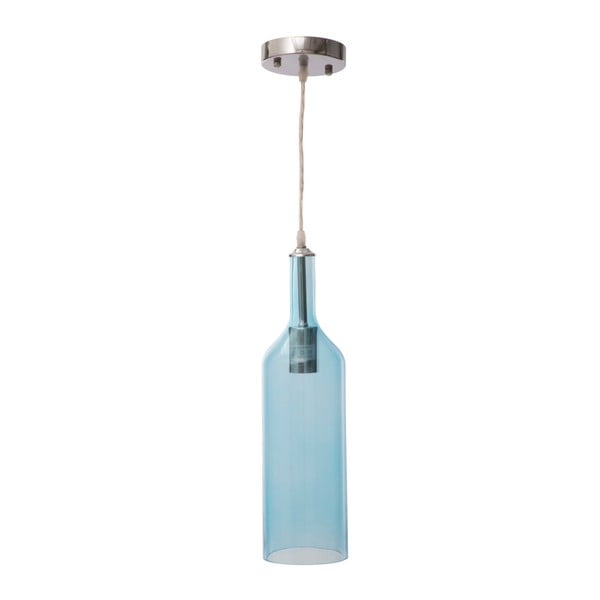Modra viseča svetilka Mauro Ferretti Bottle