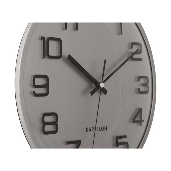 Stenska ura ø 30,5 cm 3D Numbers – Karlsson-image-2