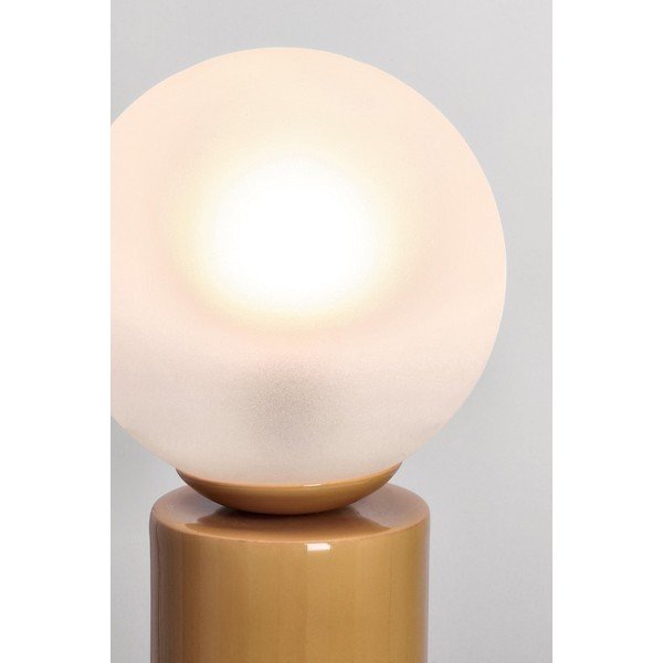 Kovinska namizna svetilka s steklenim senčilom (višina 47 cm) Malton – Bizzotto-image-2