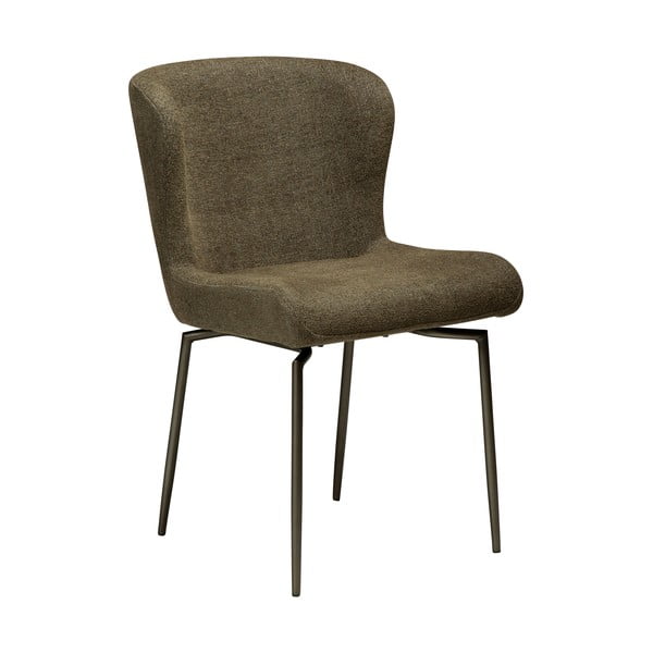 Kaki zelen oblazinjen jedilni stol Glam – DAN-FORM Denmark